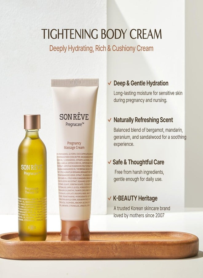 SONREVE Stretch-Care Massage Cream for Teens & Expecting Mothers – Deep Moisture & Body Elasticity Support, 150 ml - Image 3